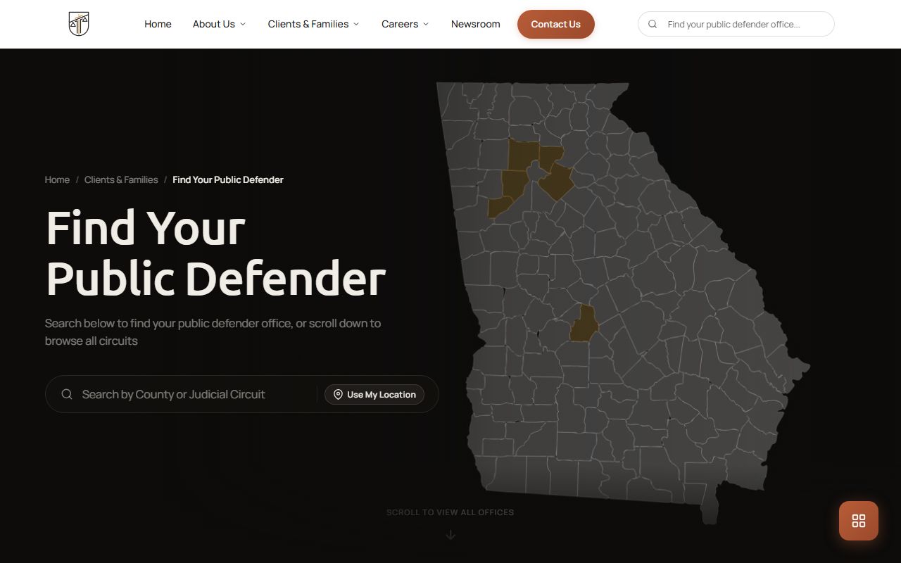 Elbert County criminal court records Georgia Public Defender Council lookup