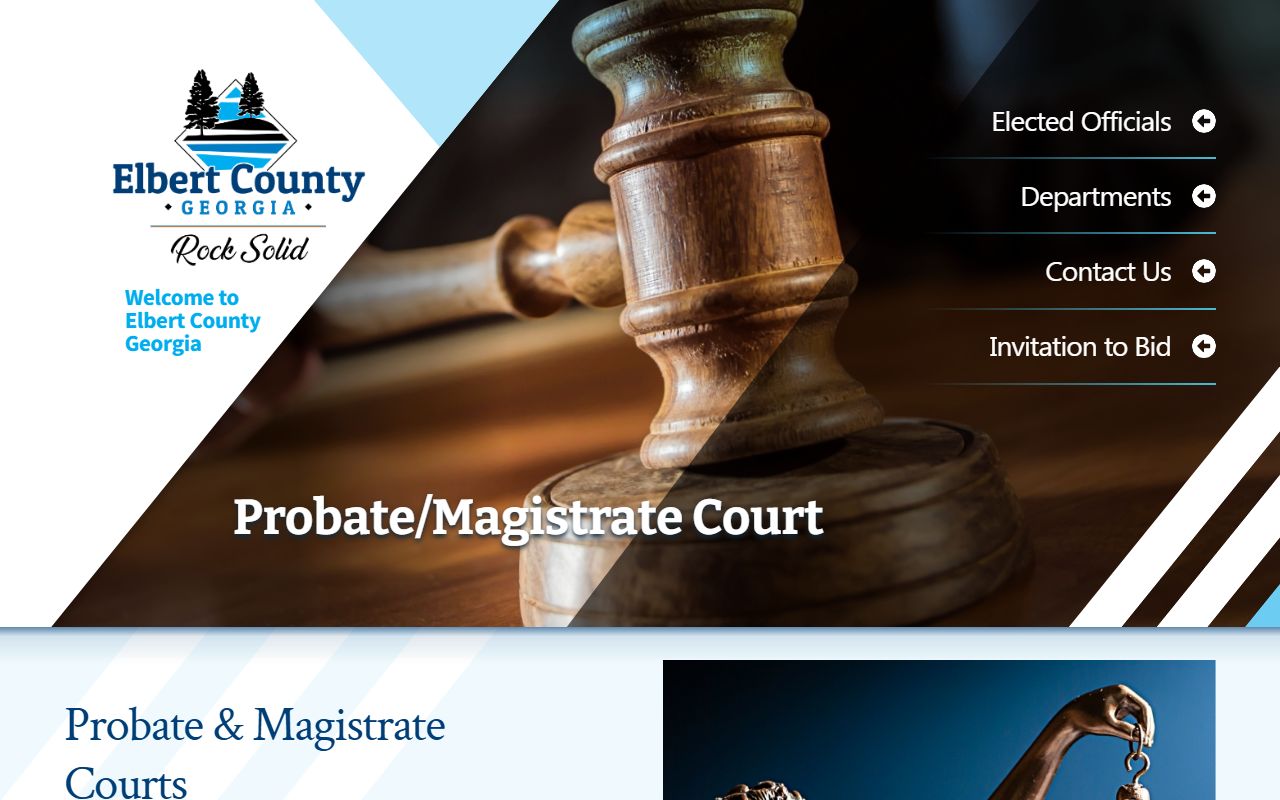 Elbert County probate court records and magistrate court information