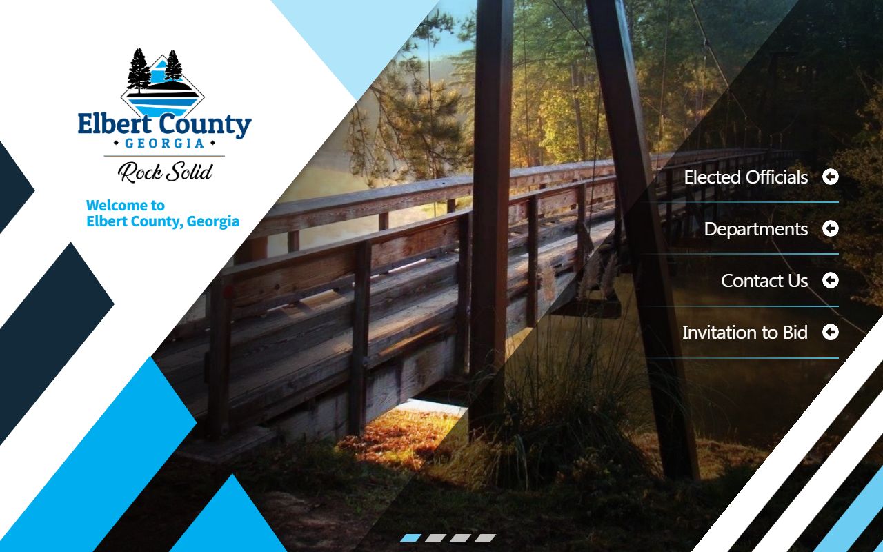 Elbert County court records access from the county government homepage