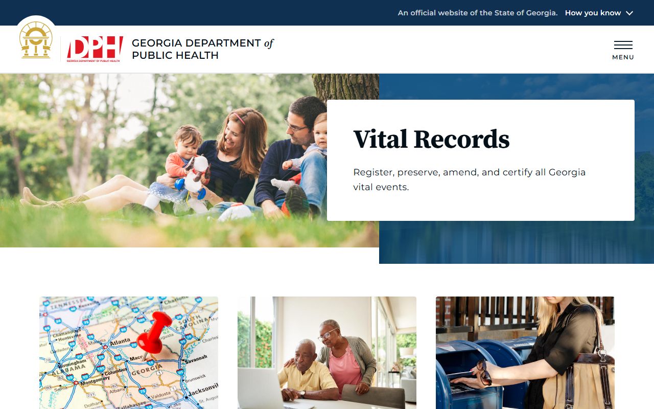 Elbert County marriage and divorce records Georgia DPH vital records