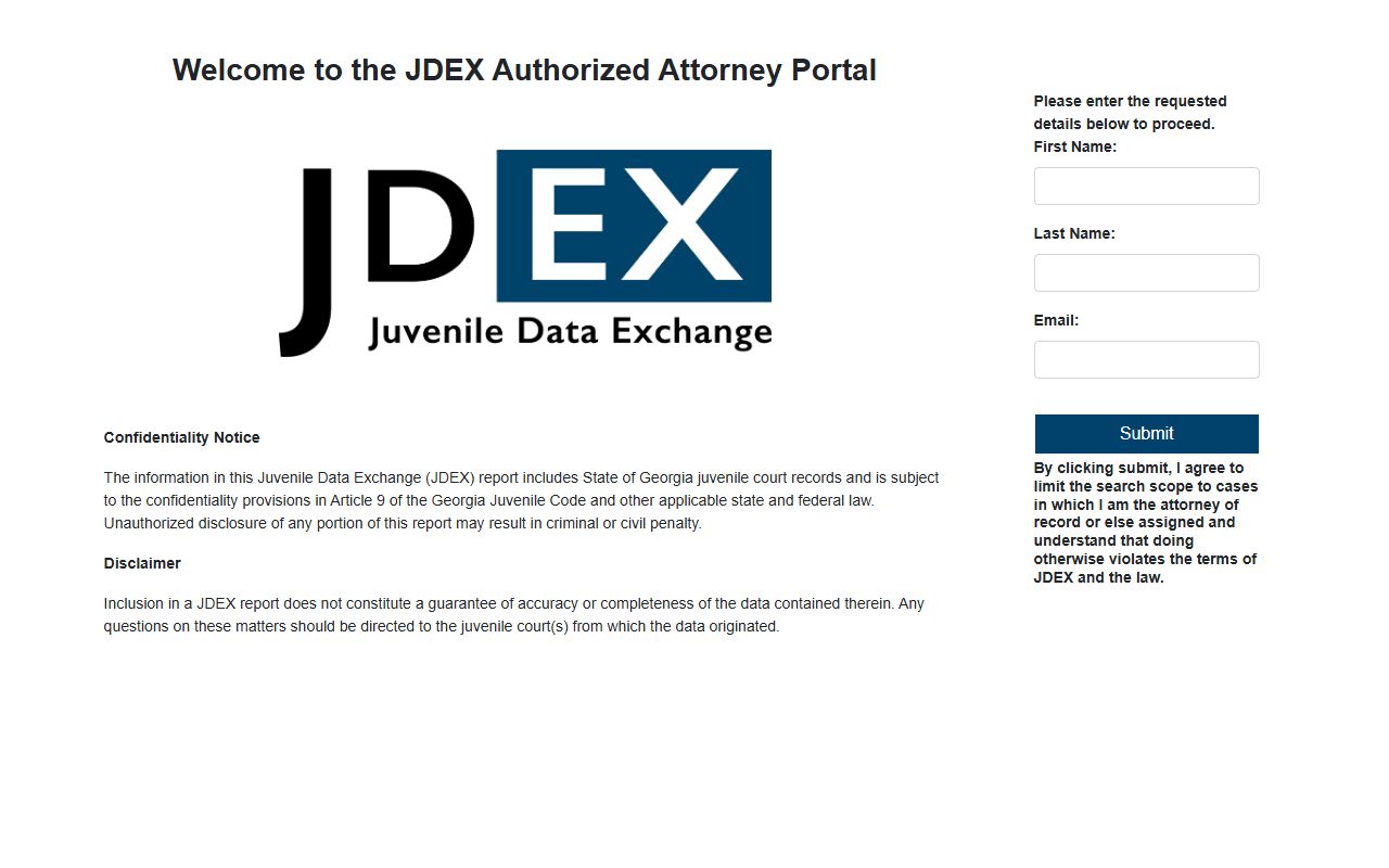 Elbert County probate records Georgia JDEX attorney verification
